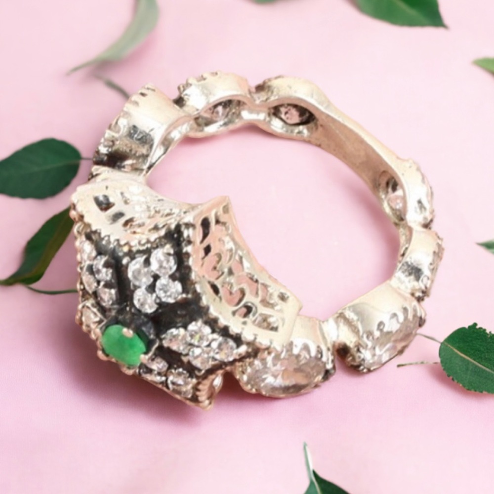 Unique Solid Sterling Silver Ring - image 3